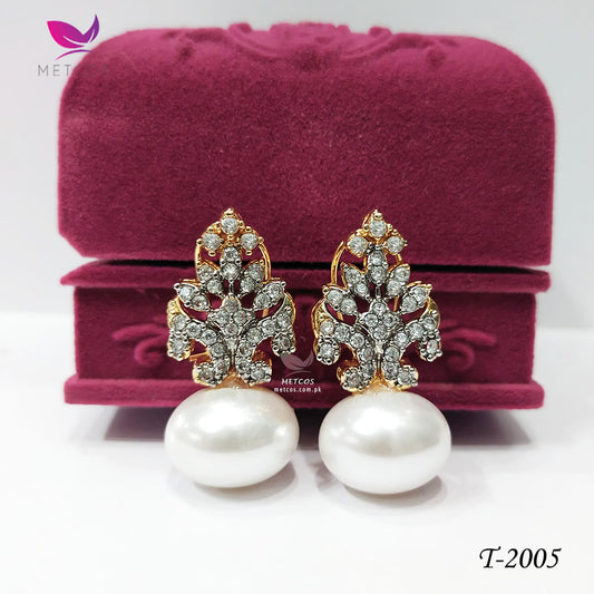 Zirconia Pearl Drop