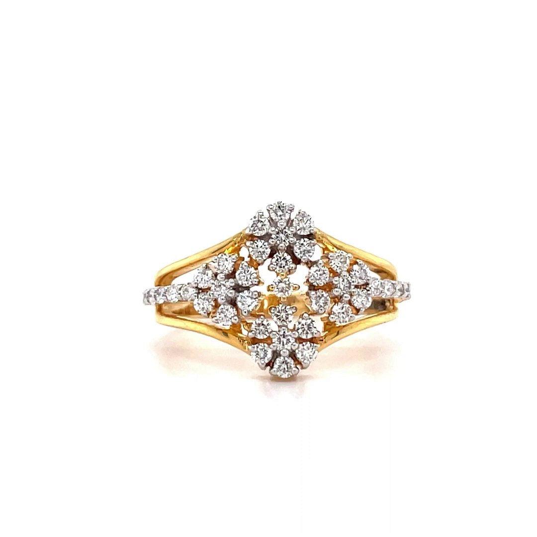 24K gold plated designer rings – Metcos Artificial Jewelry