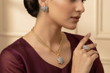 Diamond Spark Locket Set