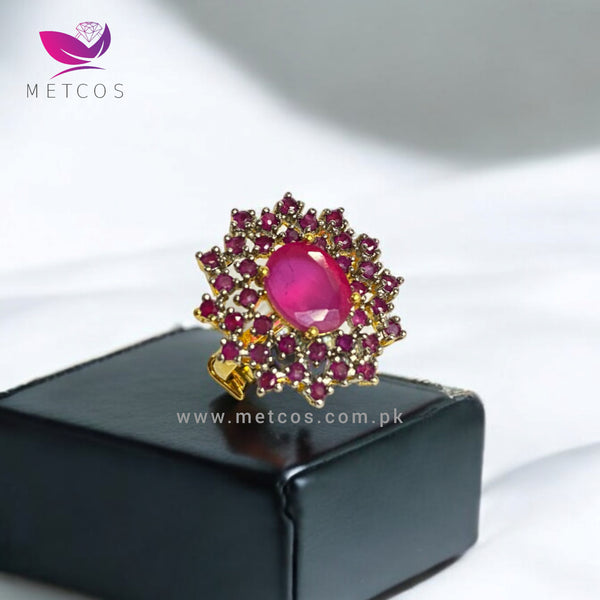 Ruby Aura Ring