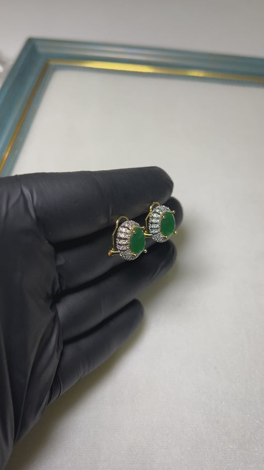 Emerald Queen Studs