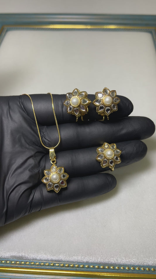Golden Nova Locket Set