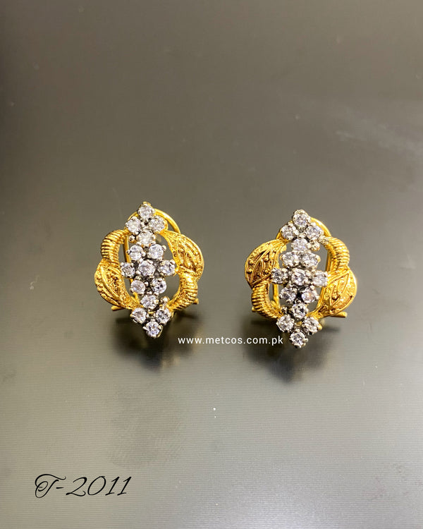 Zirconia Fantasy One |  24K Gold Plated | Casted with American Zircons